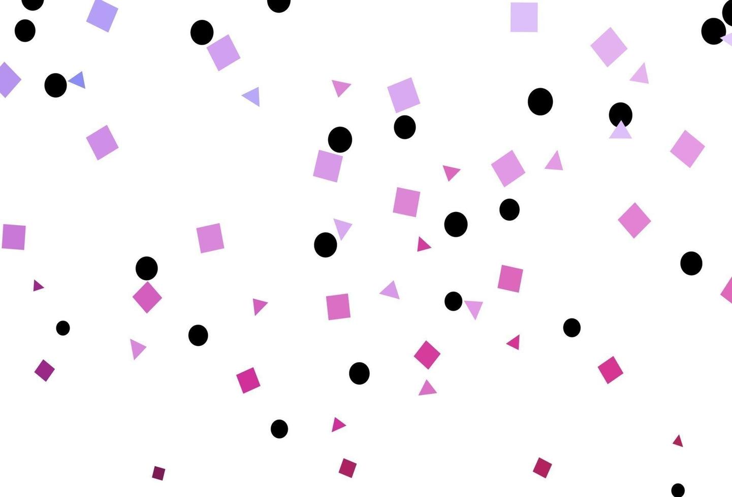 Light Pink, Blue vector backdrop with lines, circles, rhombus.