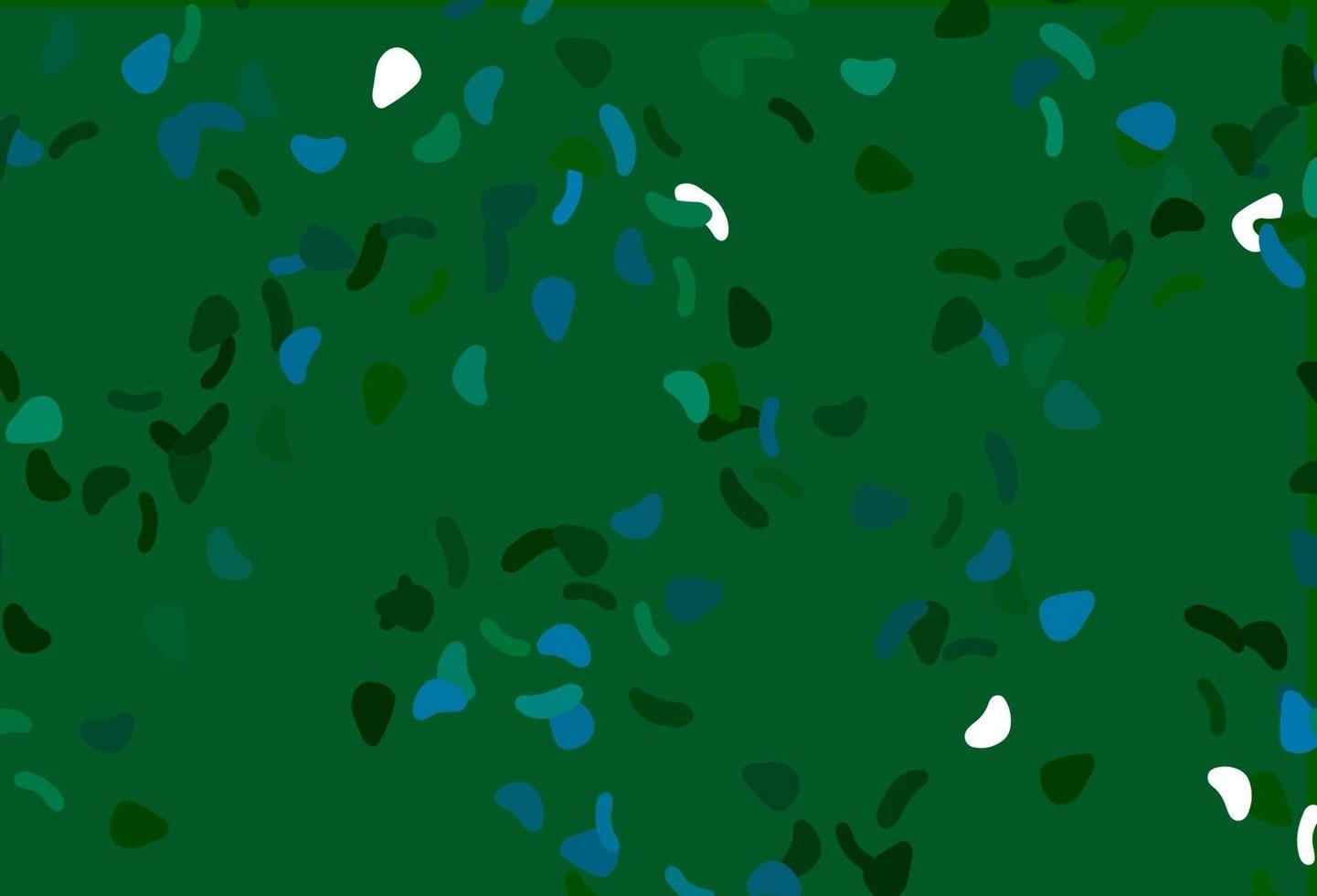 Light Blue, Green vector texture with random forms.