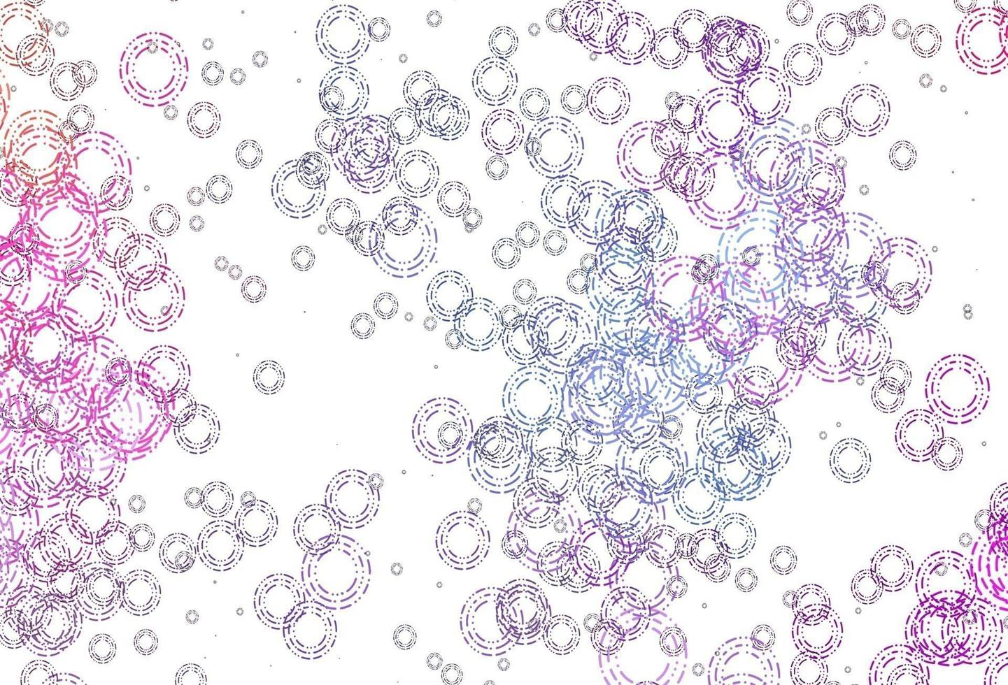 Light Pink, Blue vector template with circles.