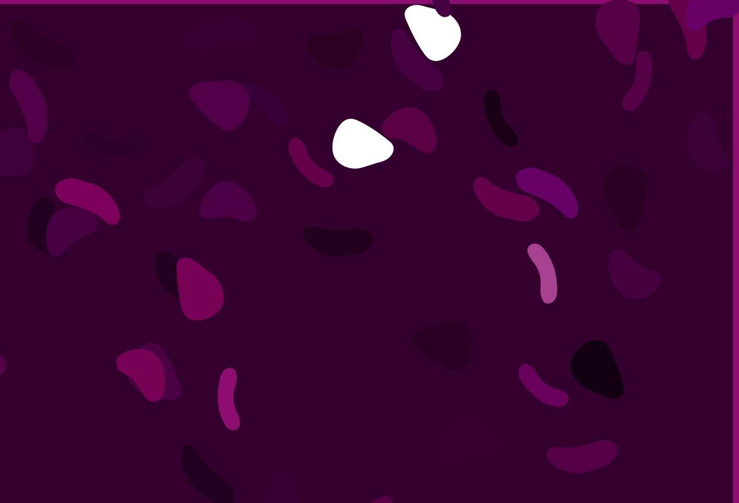 Light Purple vector pattern with chaotic shapes.