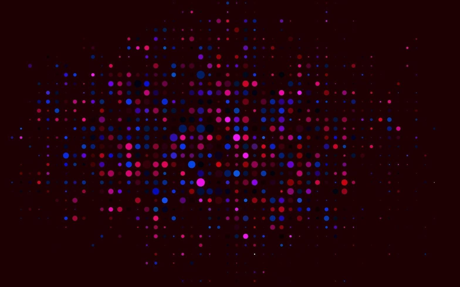 Dark Blue, Red vector texture with disks.