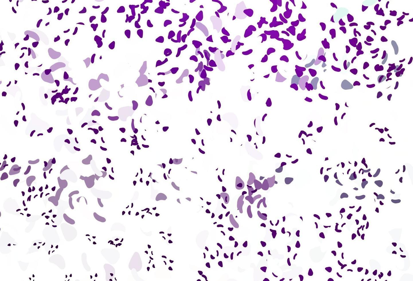 Light Purple vector pattern with chaotic shapes.