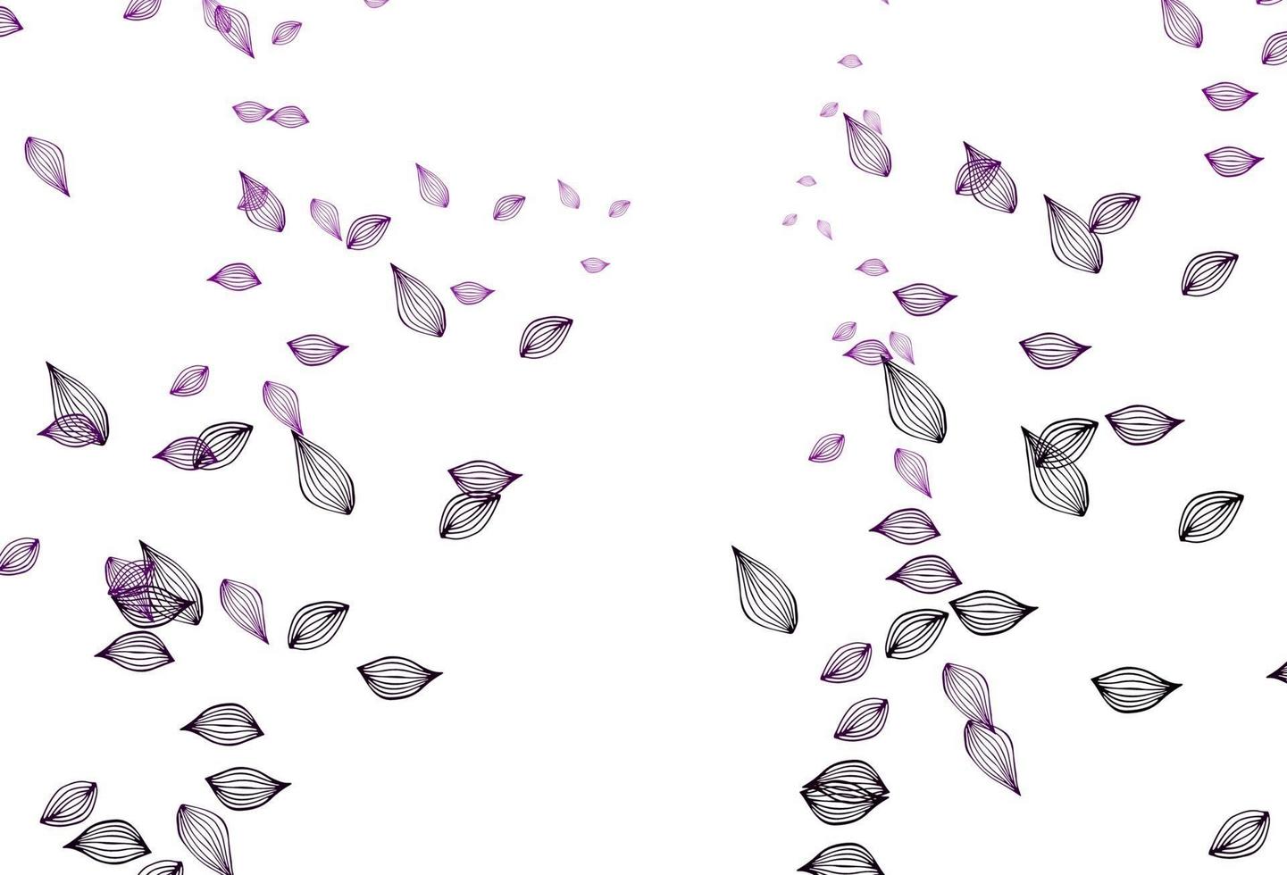 Light Purple vector doodle background.
