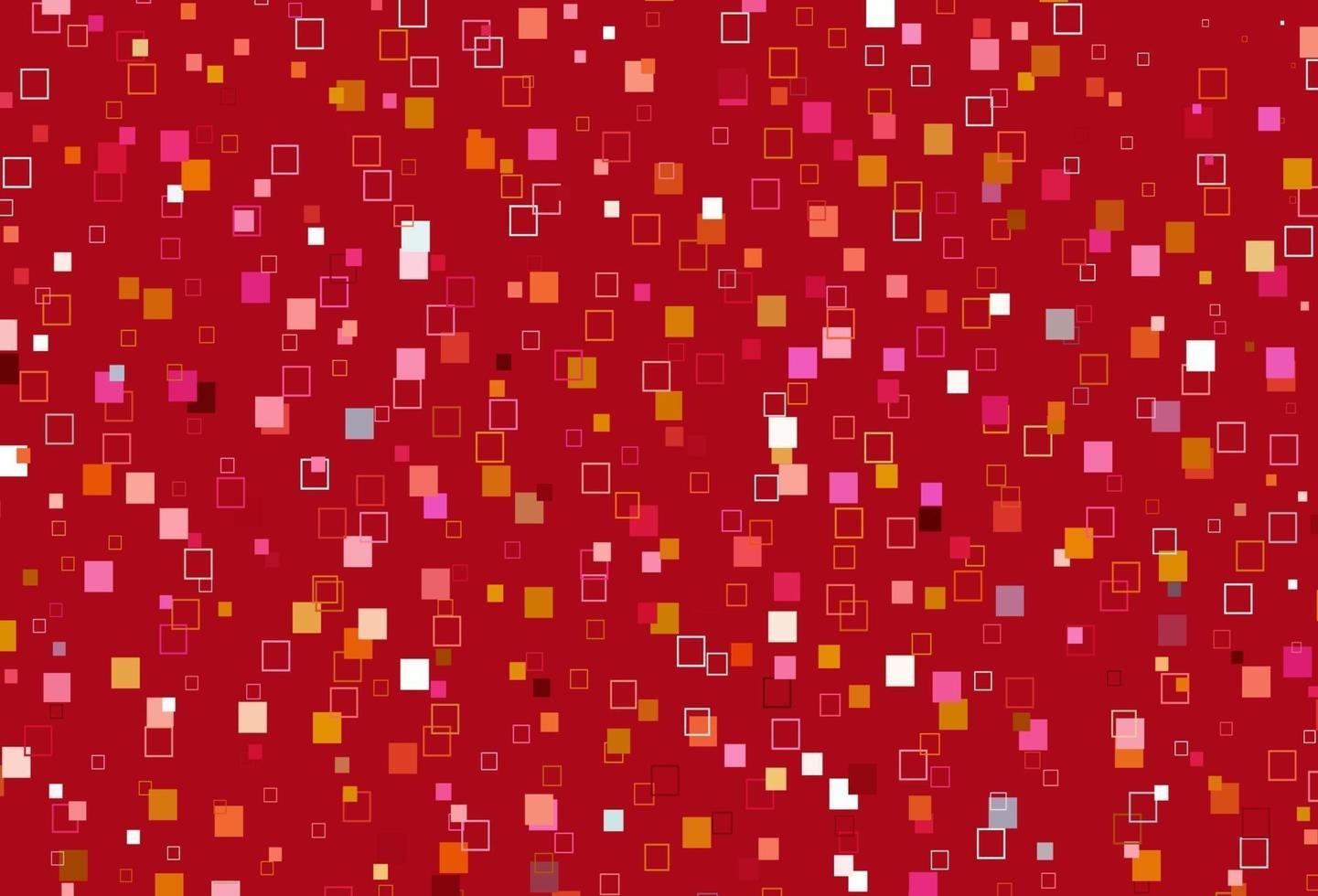 Light Pink, Yellow vector background with rectangles.