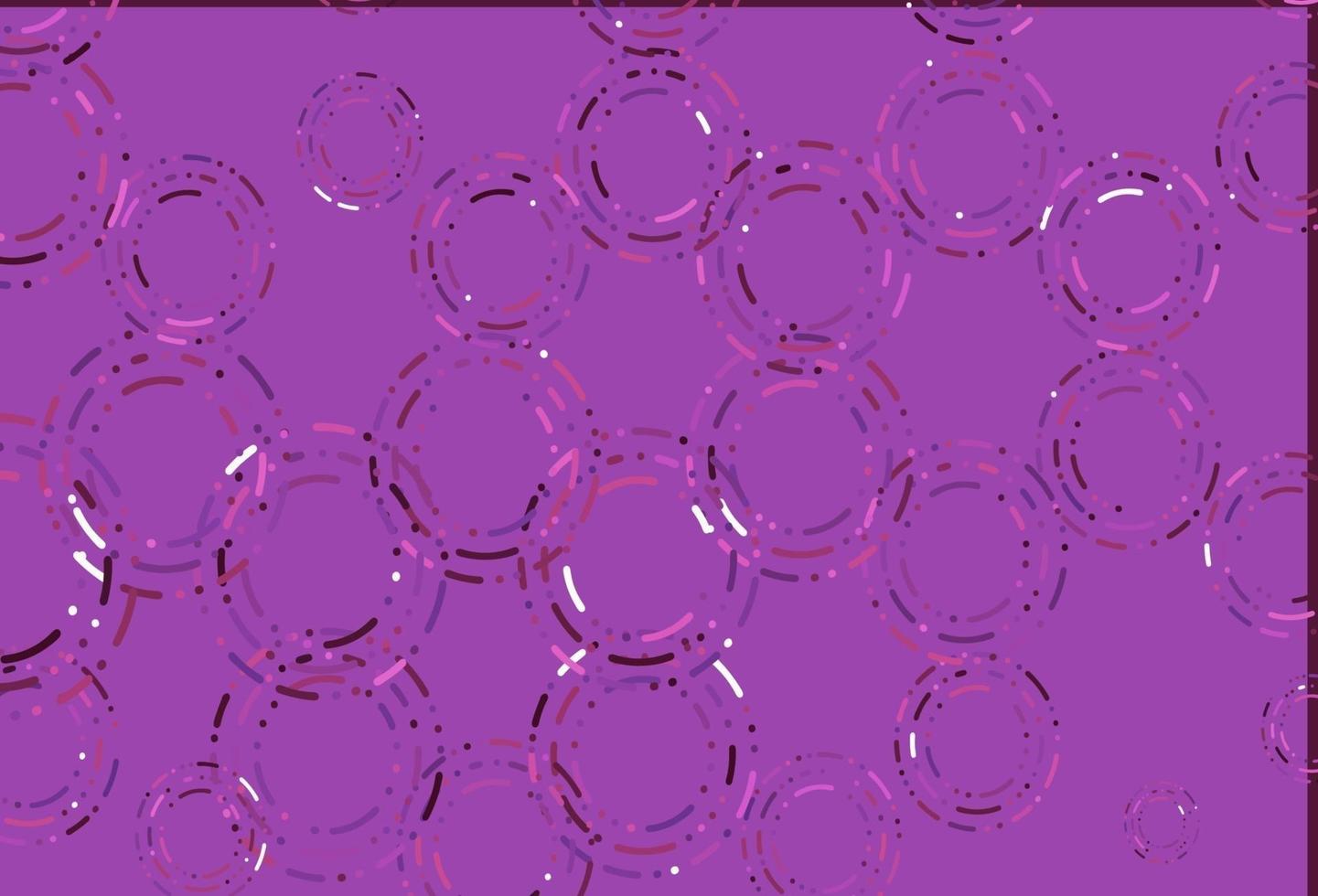 Light pink vector pattern with spheres.