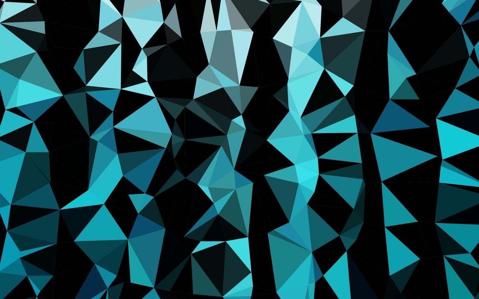 textura de mosaico de triángulo de vector azul claro.