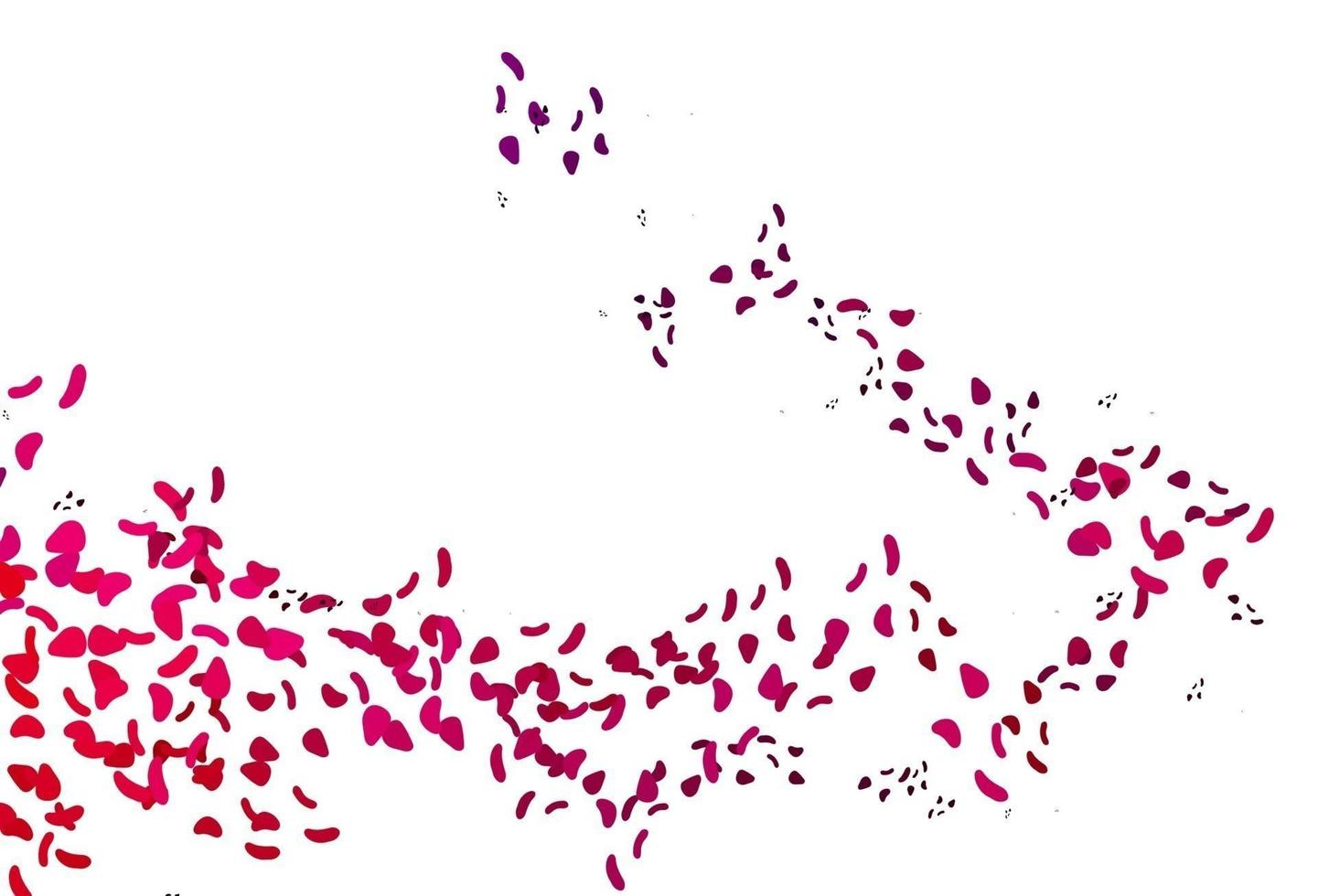 Light Purple, Pink vector background with abstract forms.