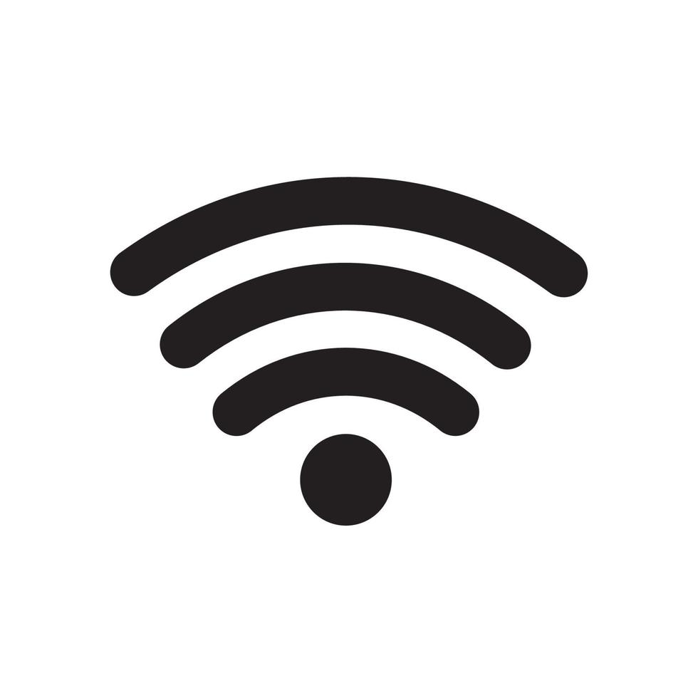 iconos de señal. señal de red o icono de Internet. iconos de tecnología inalámbrica. iconos wifi. intensidad de la señal wifi. ondas de señales de radio y rayos de luz, radar, wifi, antena y símbolos de señal de satélite vector