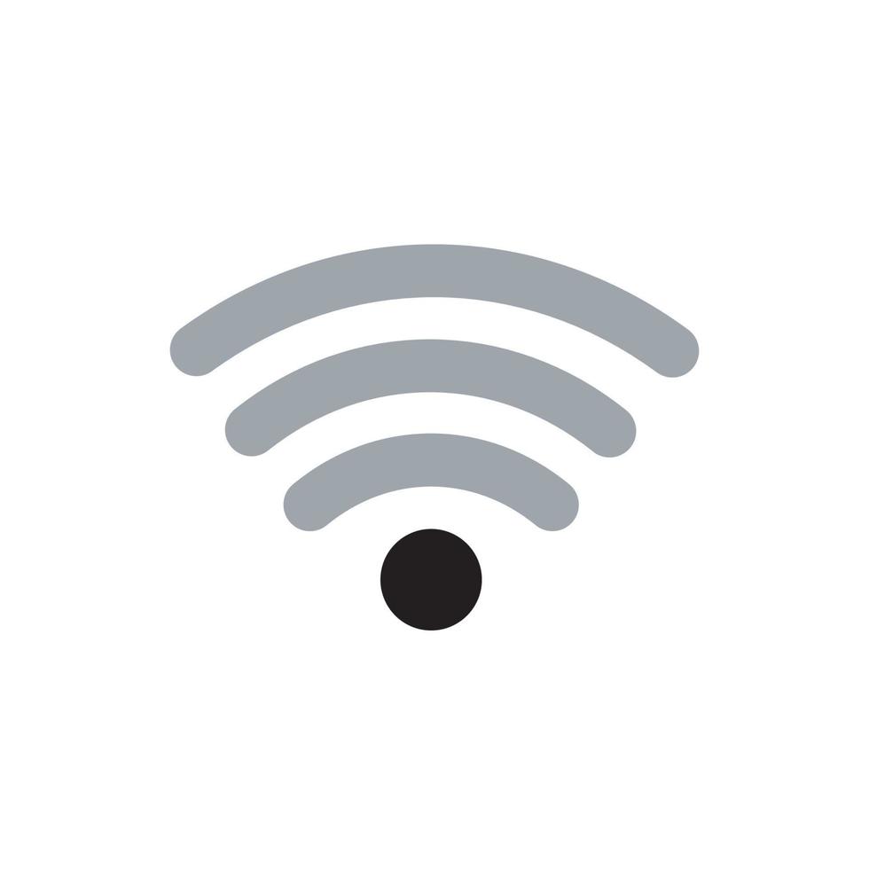 iconos de señal. señal de red o icono de Internet. iconos de tecnología inalámbrica. iconos wifi. intensidad de la señal wifi. ondas de señales de radio y rayos de luz, radar, wifi, antena y símbolos de señal de satélite vector