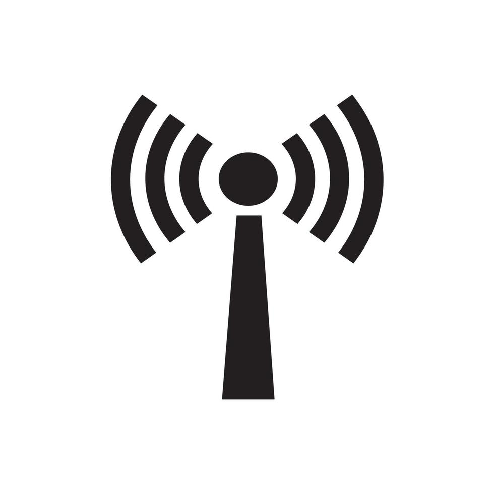 Signal icons. Network signal or Internet Icon. Wireless technology icons. WIFI icons. Wifi signal strength. Radio signals waves and light rays, radar, wifi, antenna and satellite signal symbols vector