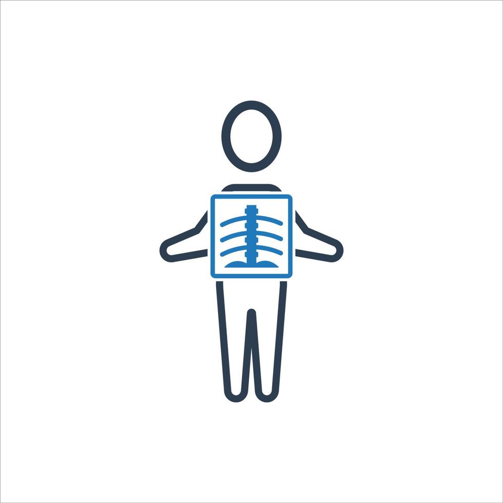 Radiology icon, X Ray Icon vector
