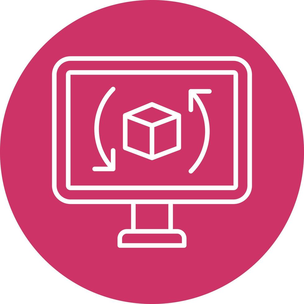 Augmented Reality Icon Style vector