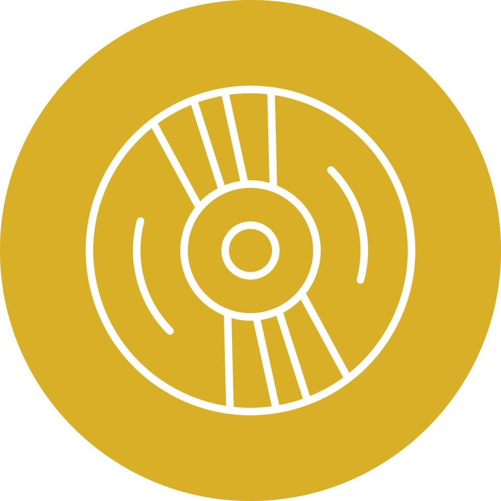 Compact Disk Icon Style vector