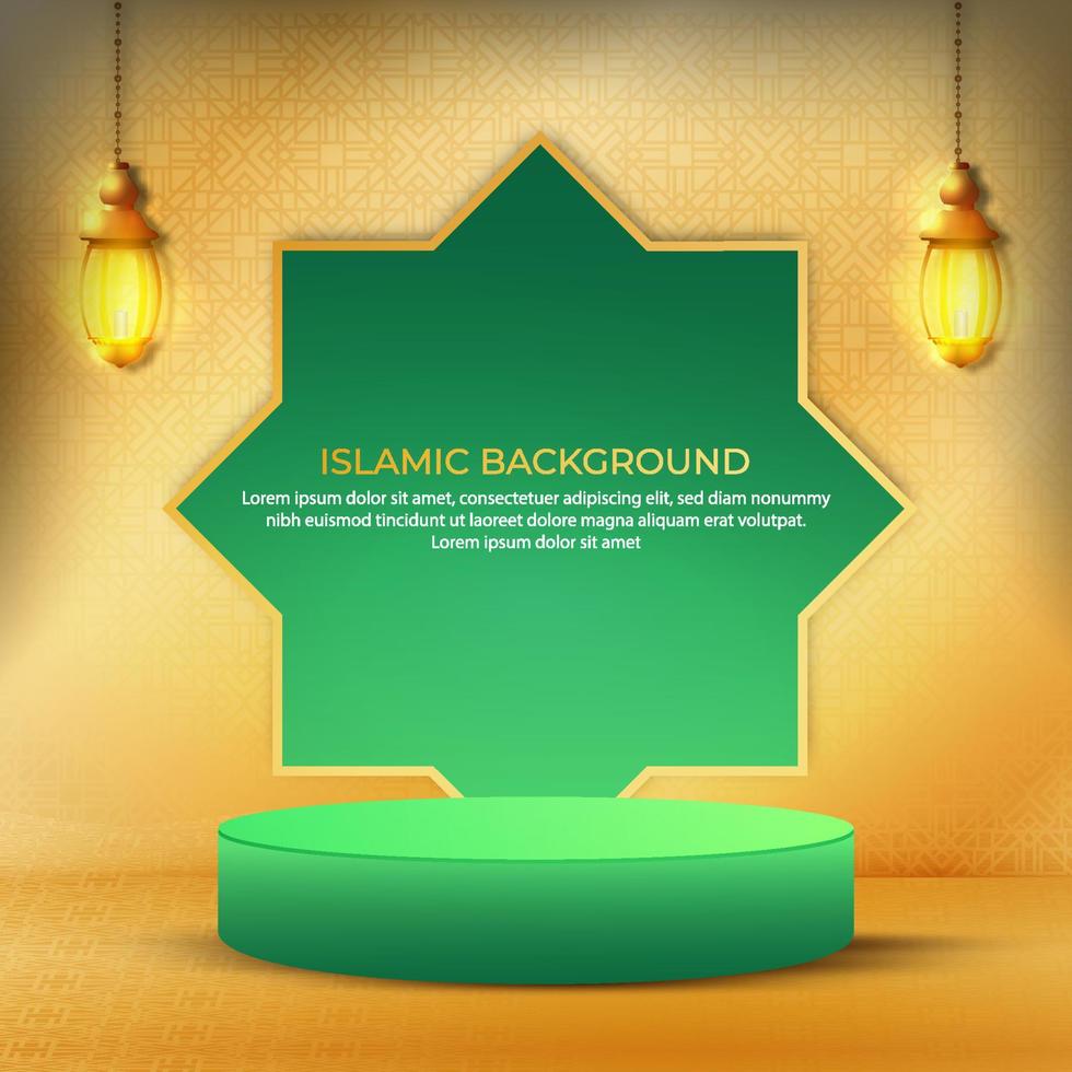 Vector islamic background