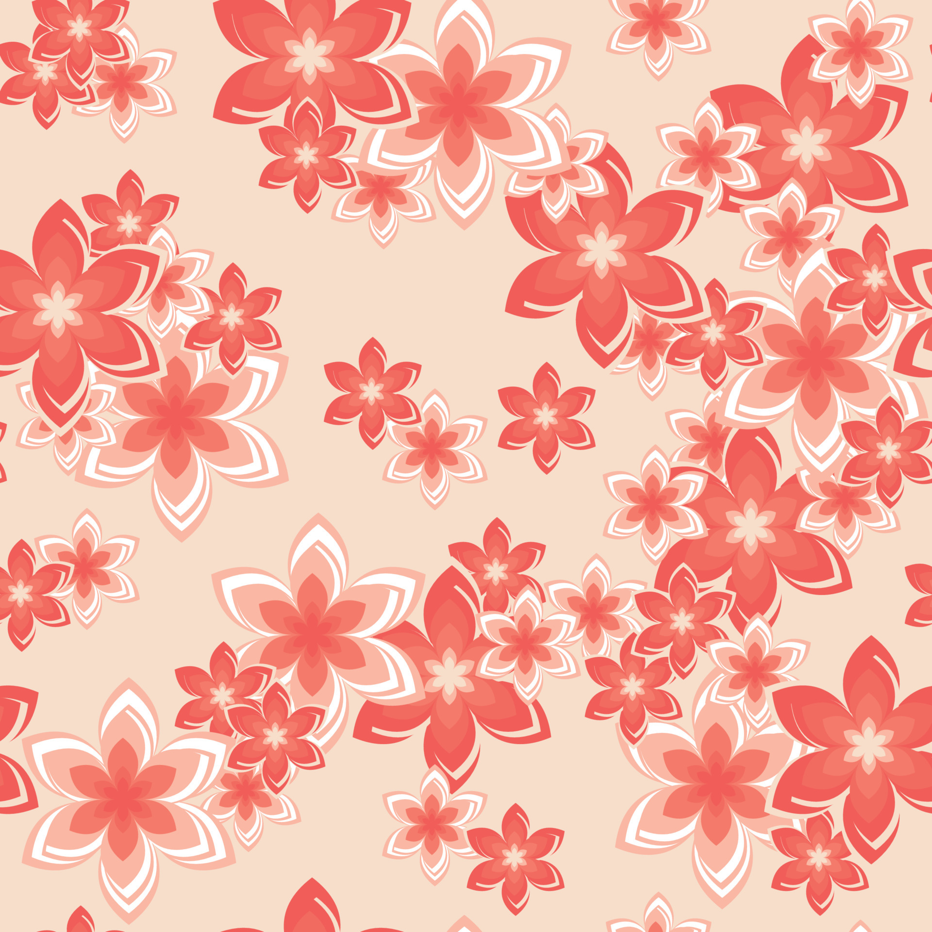 Watercolor Seamless Pattern with Classic Flowers. Perfect for Wallpaper,  Fabric Design, Wrapping Paper, Surface Textures, Digital Stock Illustration  - Illustration of geranium, allover: 242700599