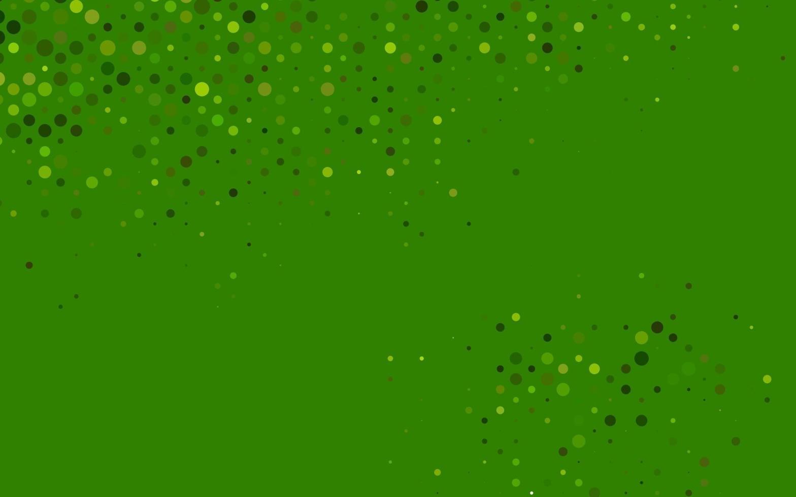 Dark Green vector texture with disks.
