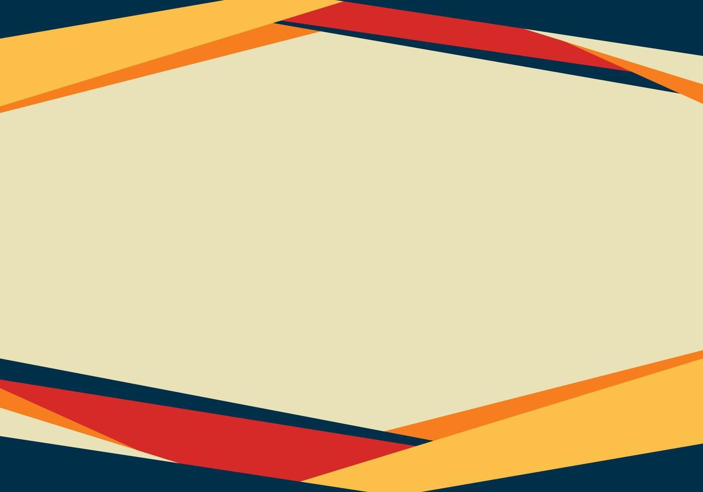 abstract backround with header and footer vector