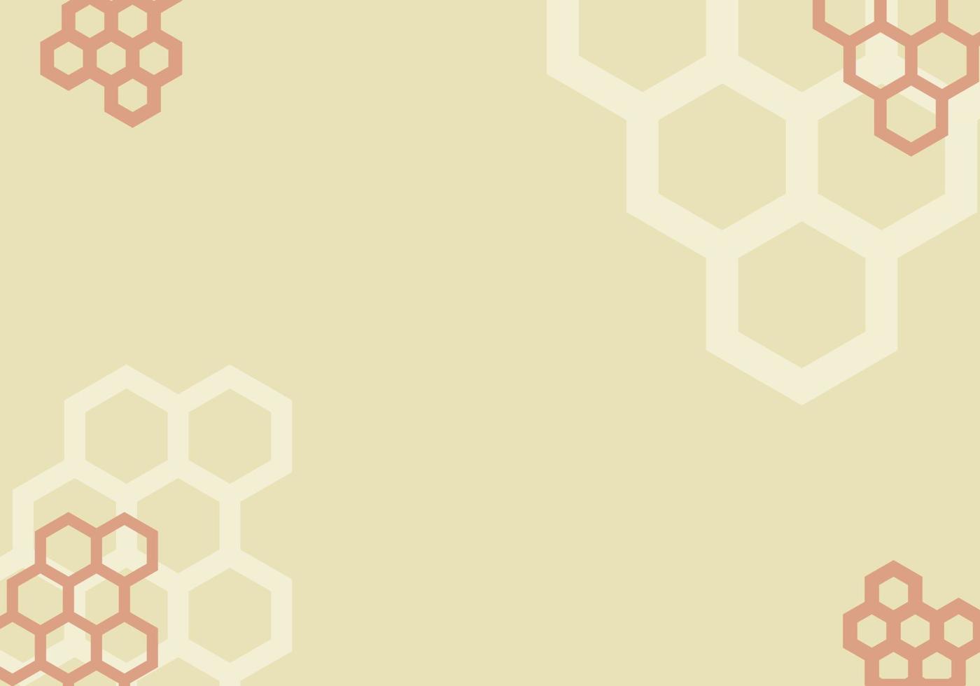 background with hexagons pattern vector