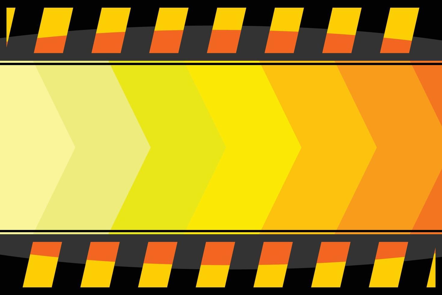 under construction background with warning stripes vector