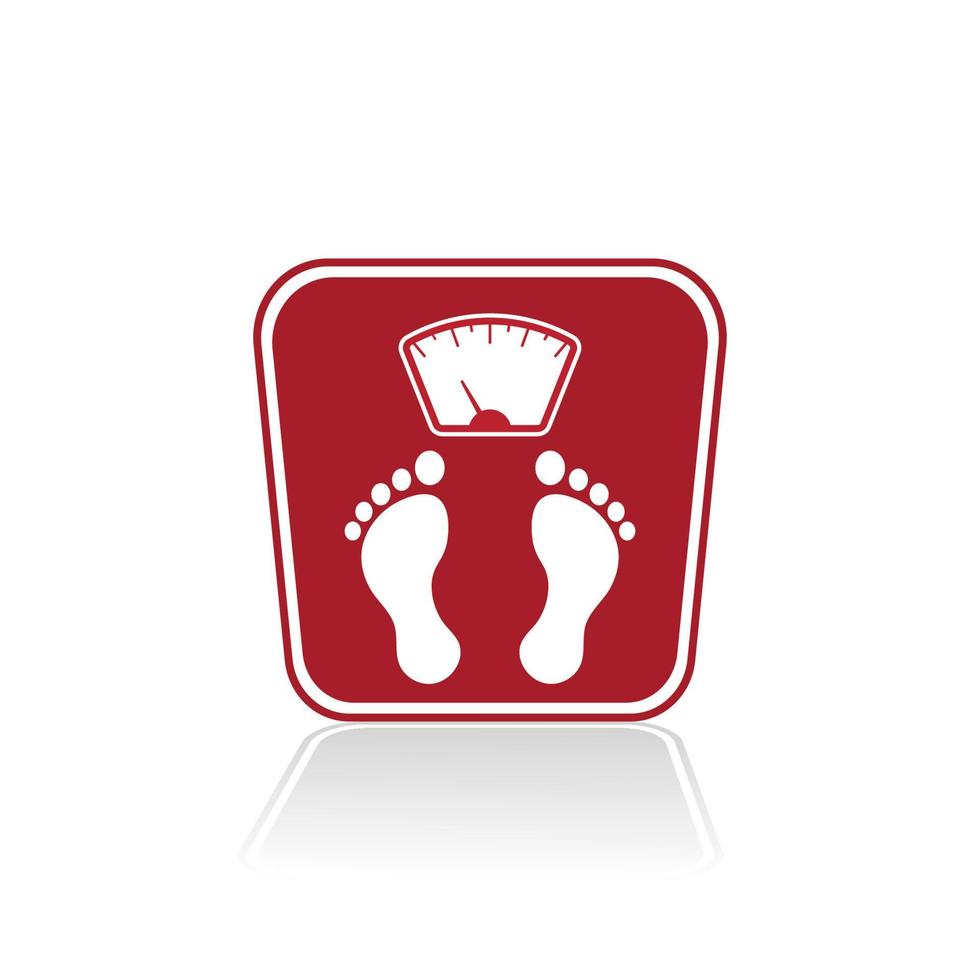 Diet scale icon vector  from fitness  health  activity icon  sports icon