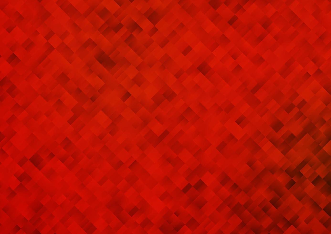 textura de vector rojo claro en estilo rectangular.