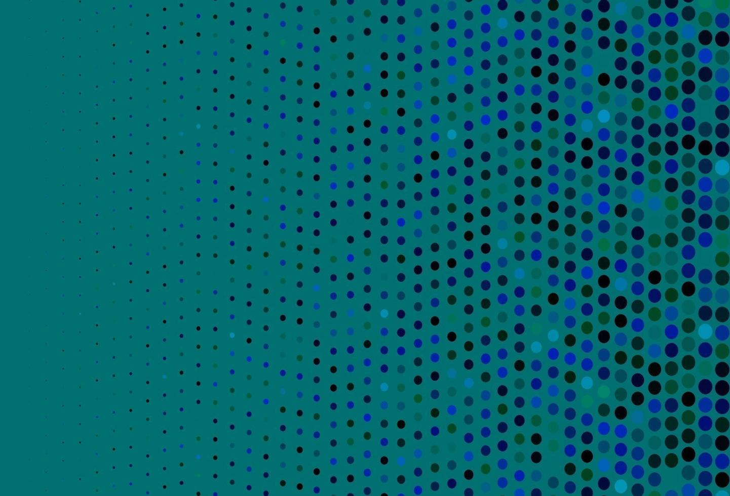 Dark Blue, Green vector pattern with spheres.