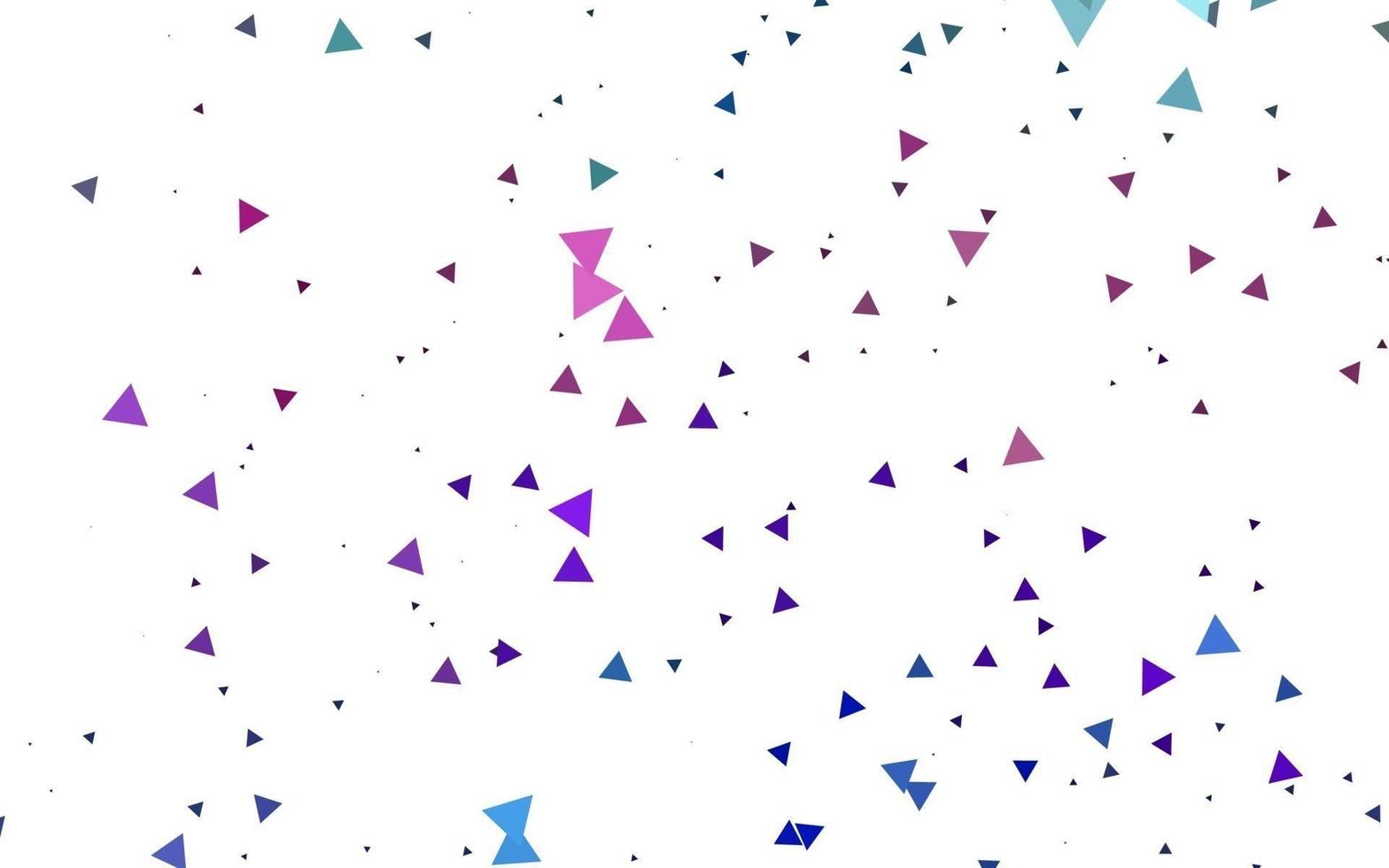 Light Multicolor, Rainbow vector background with triangles.