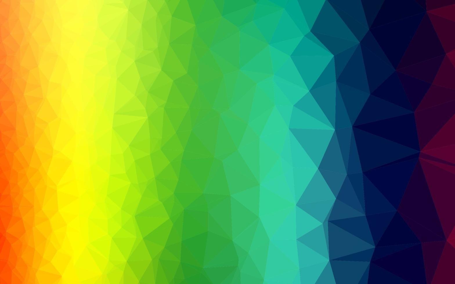 Light Multicolor, Rainbow vector shining triangular template.