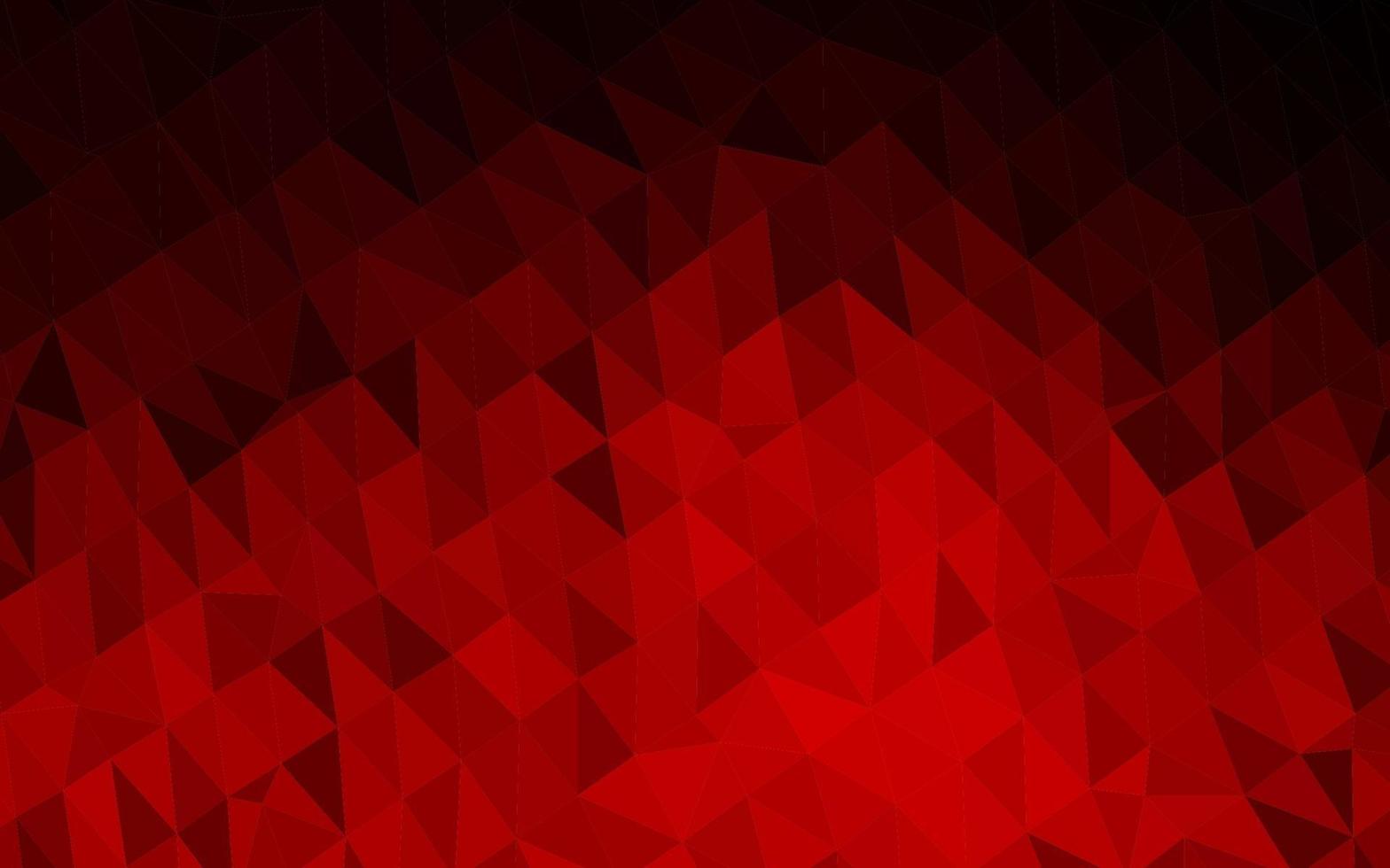 Light Red vector polygonal template.