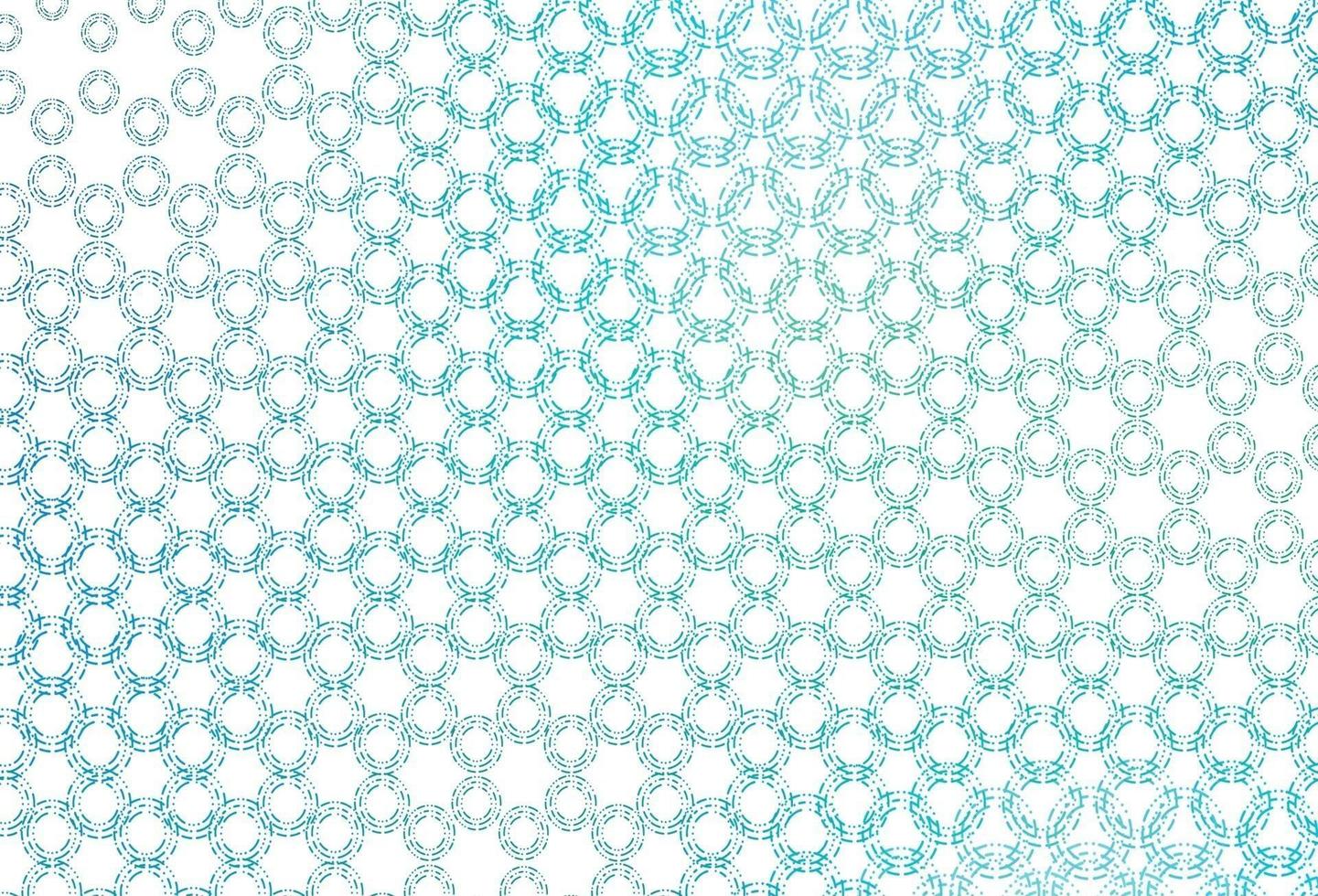 Light blue, green vector cover with spots.