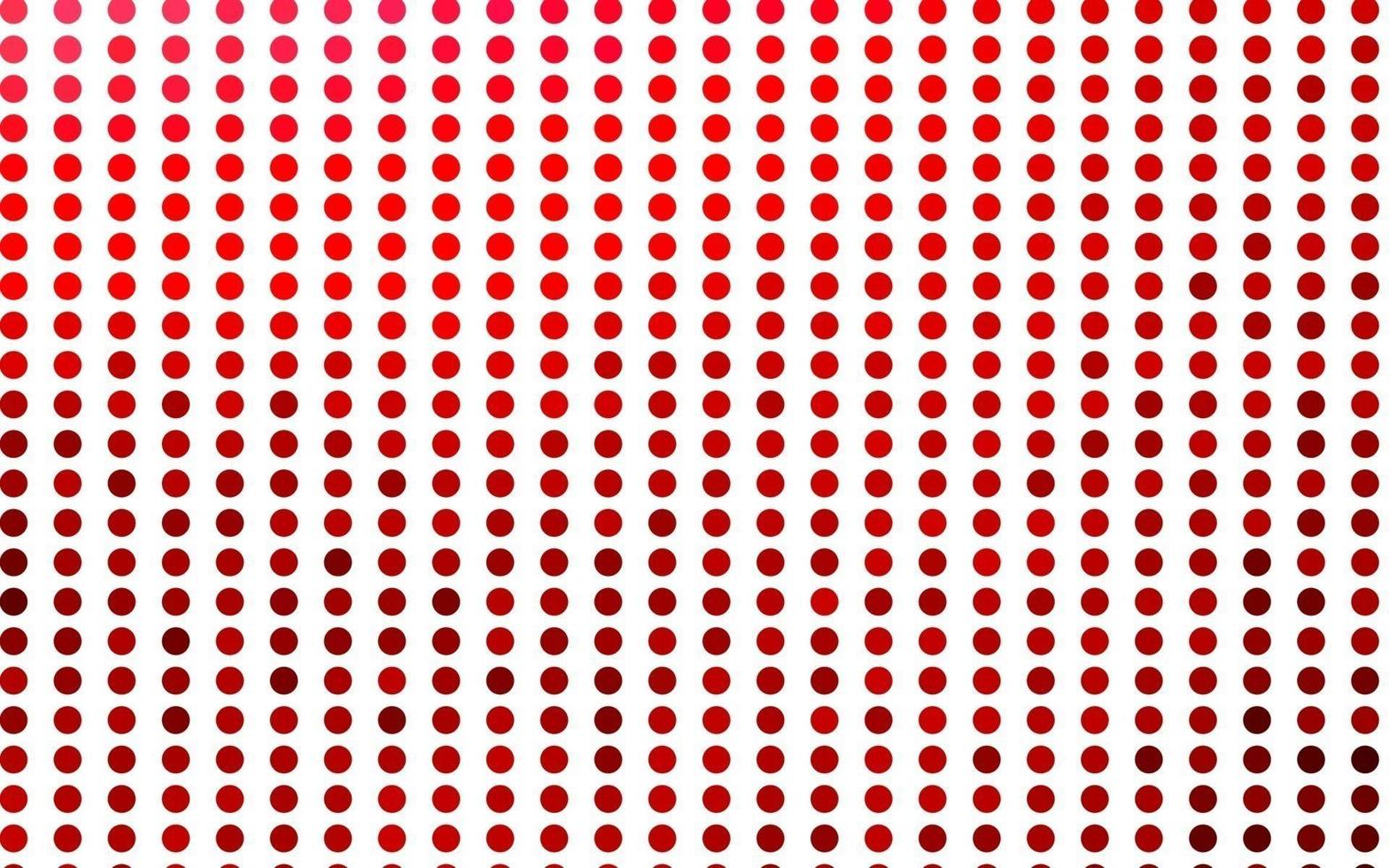 Light Red vector texture with disks.