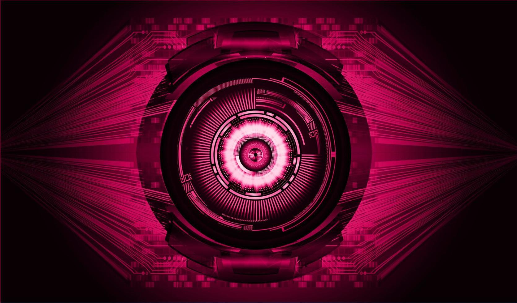 eye cyber circuit future technology concept background vector