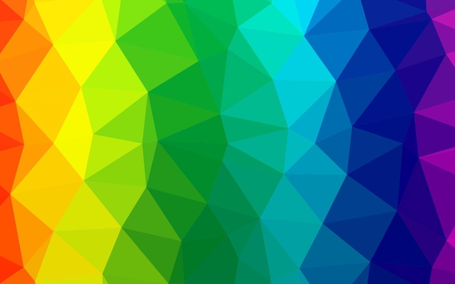 Light Multicolor, Rainbow vector abstract mosaic background.