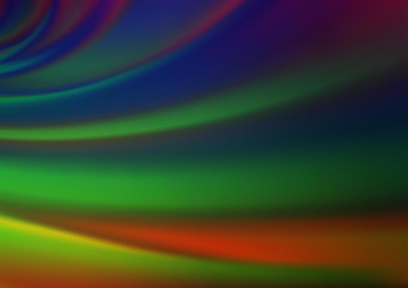 Dark Multicolor, Rainbow vector abstract blurred pattern.