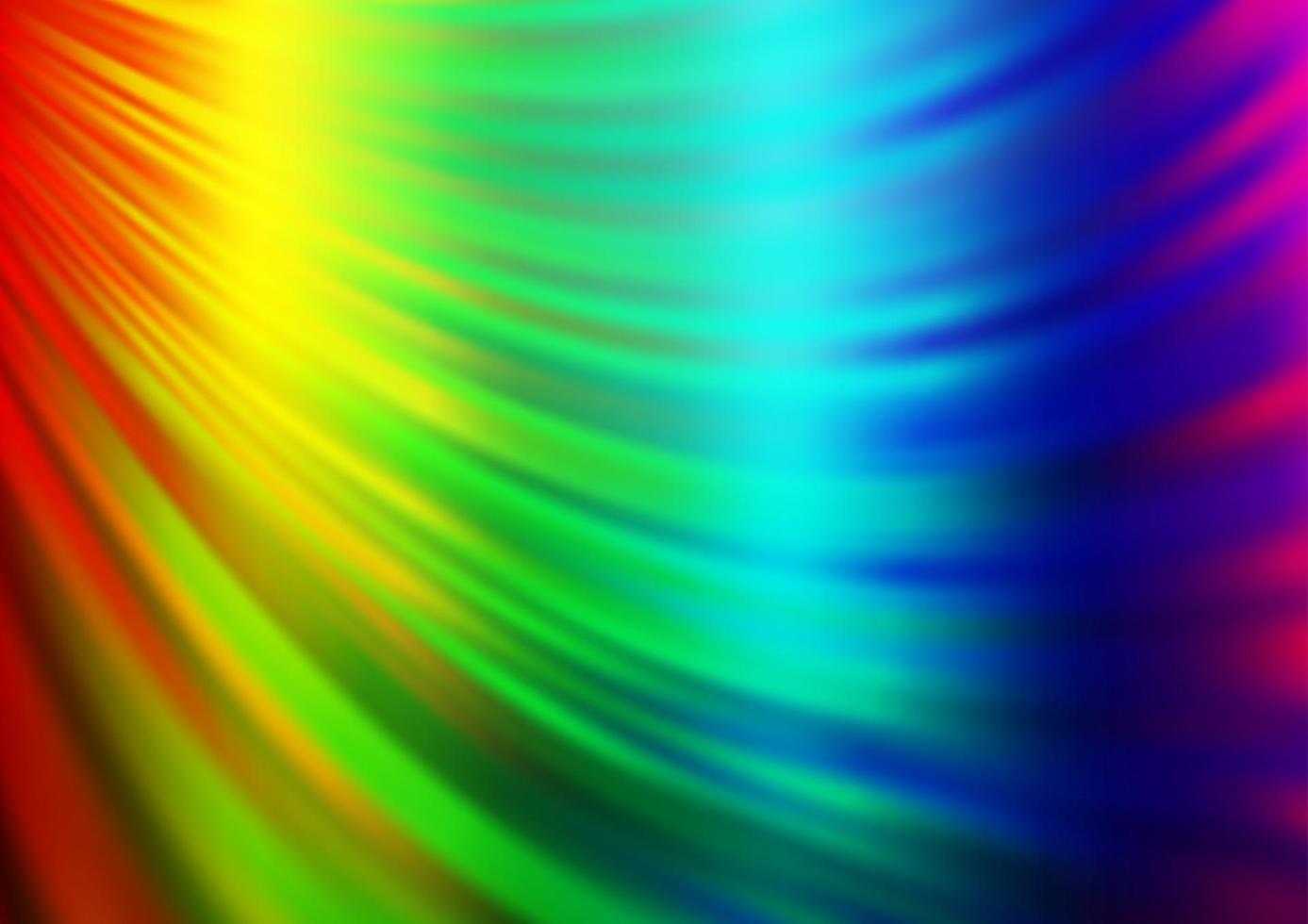 Fondo de vector de arco iris multicolor claro con formas de lava.