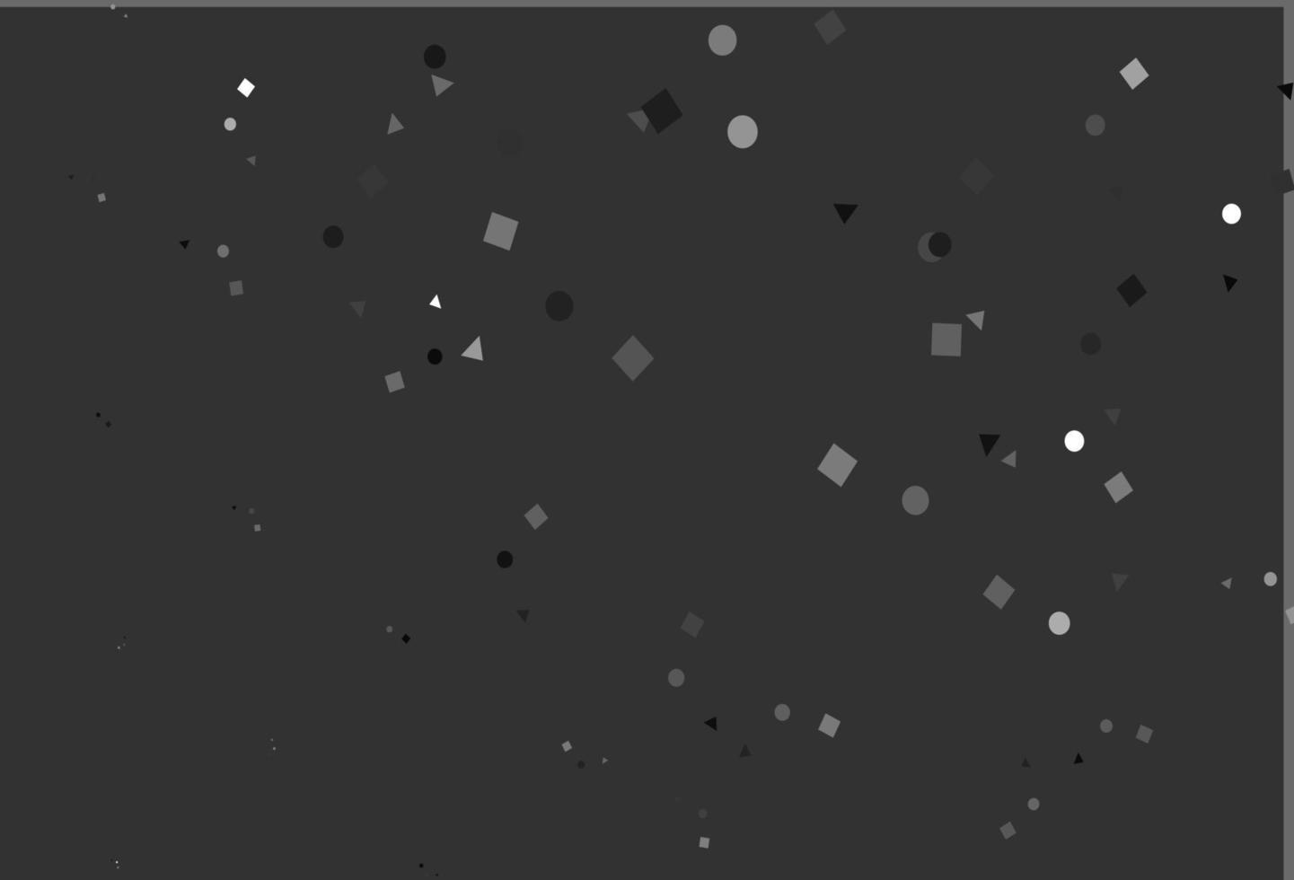 Light Silver, Gray vector backdrop with lines, circles, rhombus.