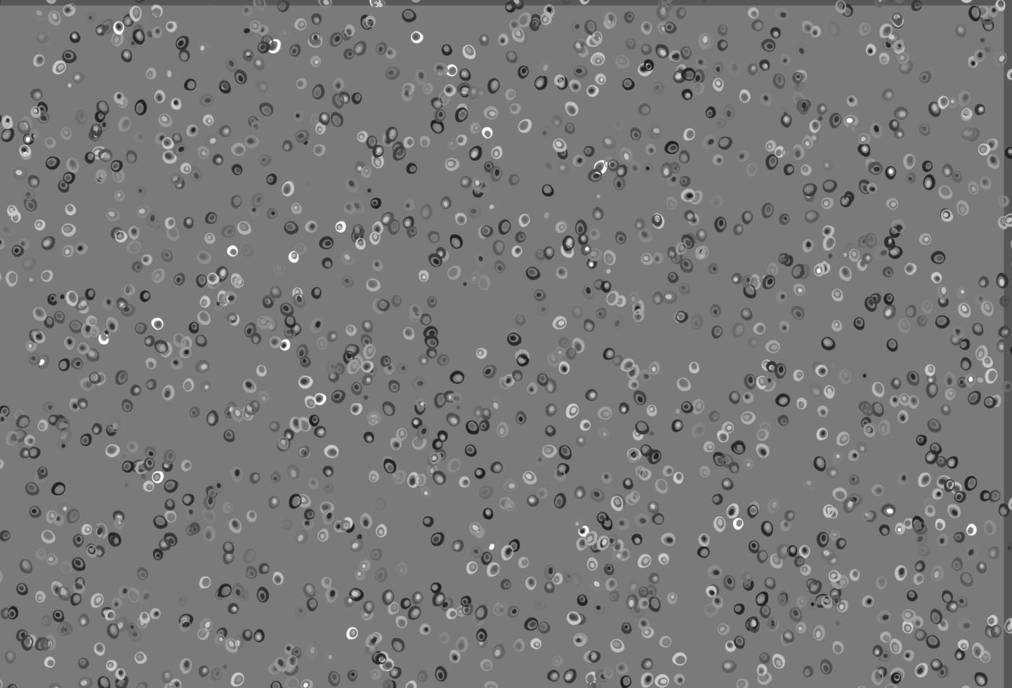 Light Silver, Gray vector background with bubbles.