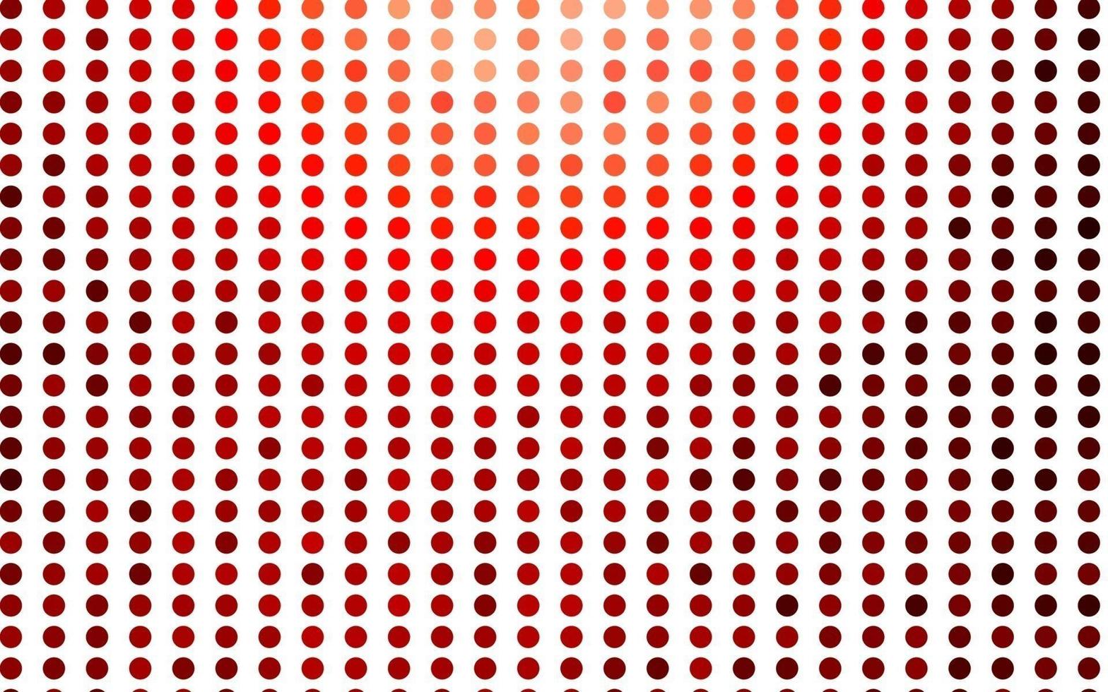 Light Red vector background with bubbles.