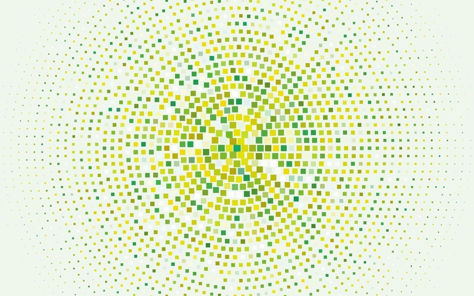 textura de vector verde claro, amarillo en estilo rectangular.