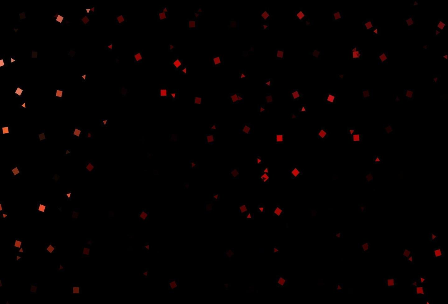 Dark Red vector texture in poly style with circles, cubes.