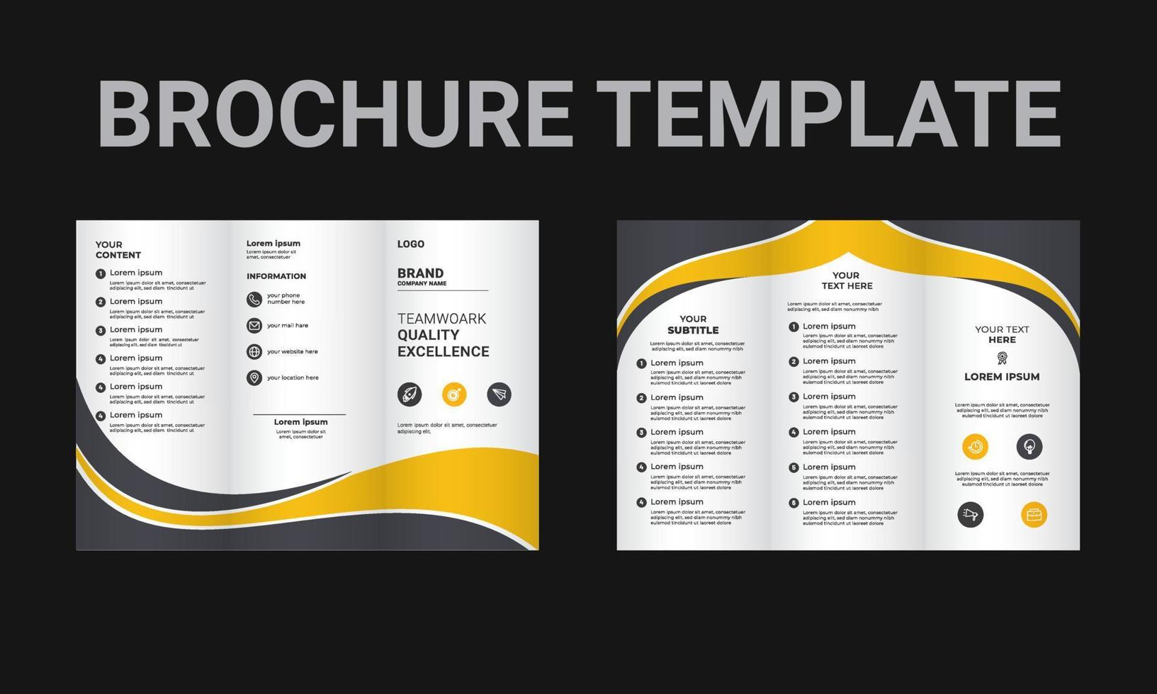 brochure template design creative corporate and new design. vector