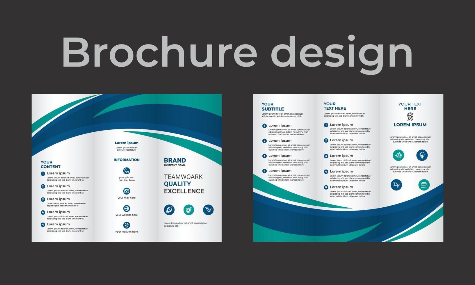 brochure template design creative corporate and new design. vector