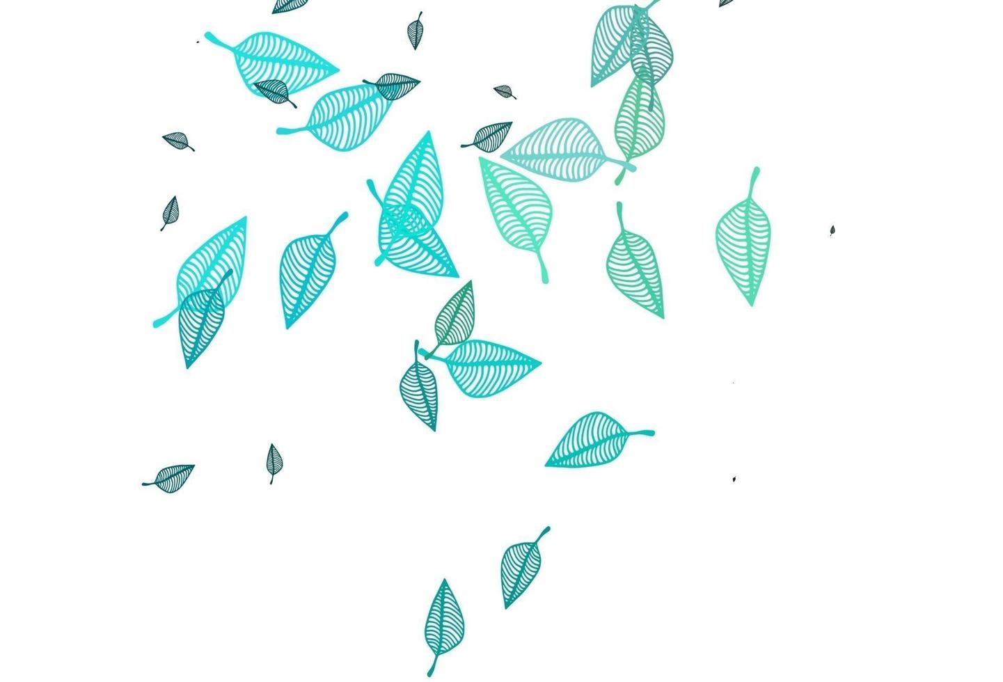 Light Blue, Green vector doodle cover.