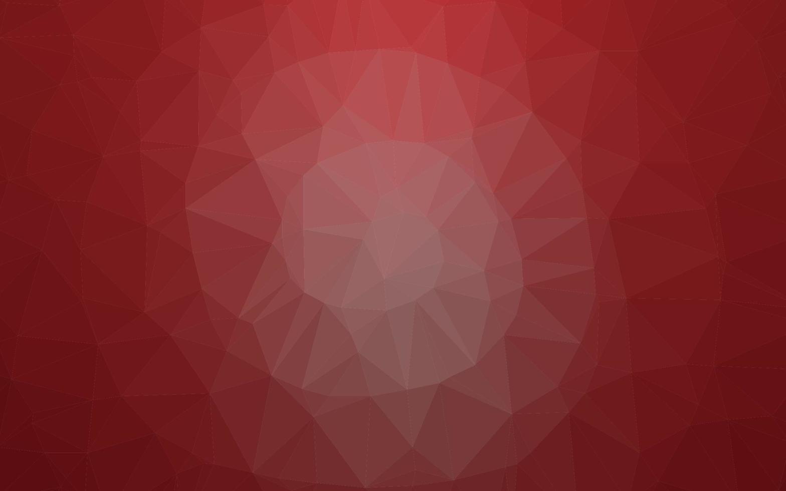 Light Red vector abstract polygonal layout.