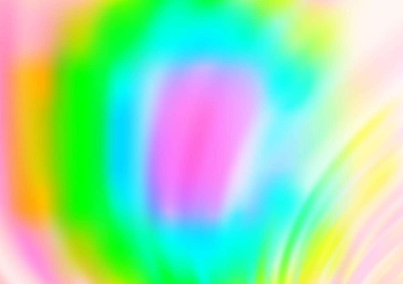Light Multicolor, Rainbow vector background with bent lines.