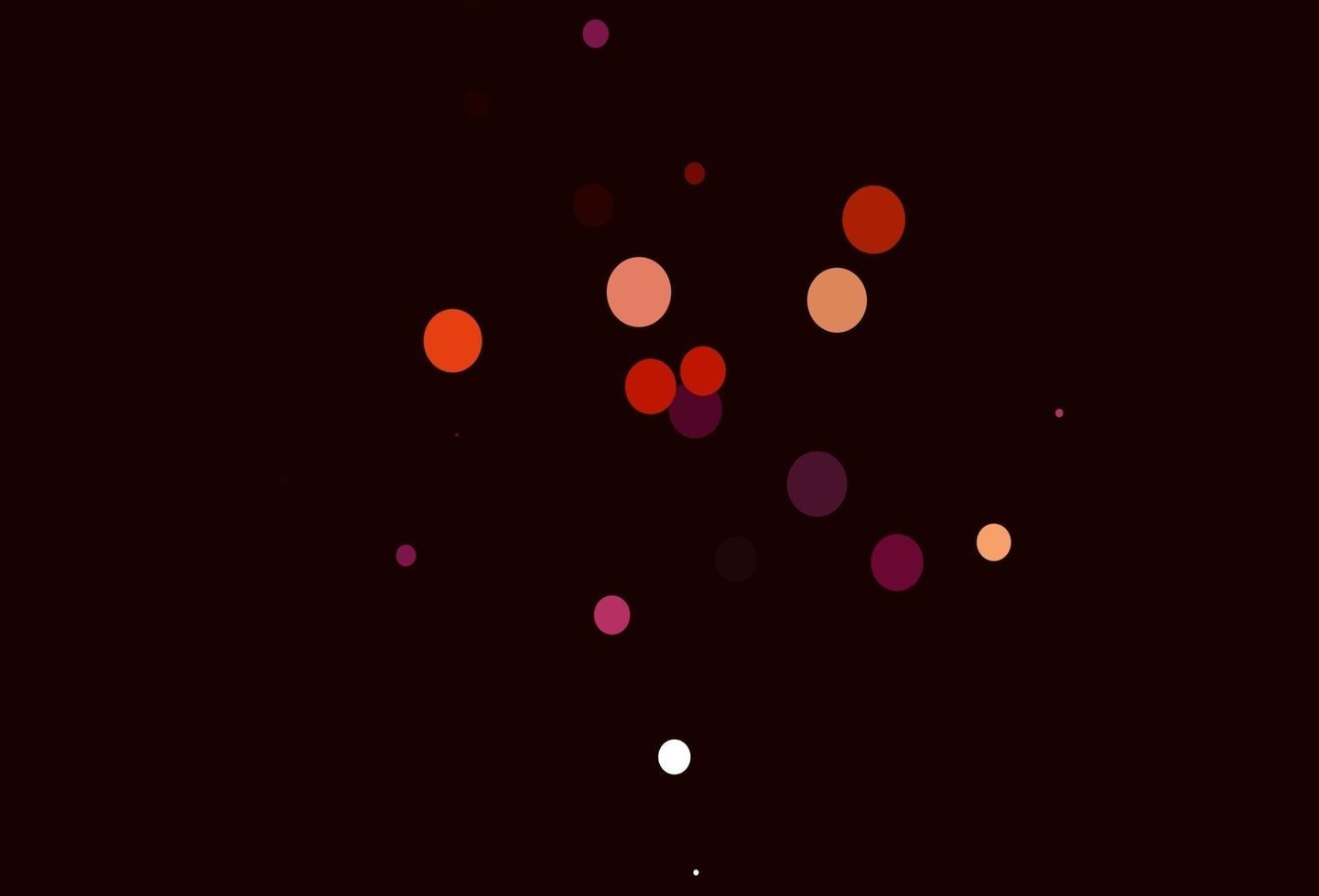 Light Red, Yellow vector cover with spots.