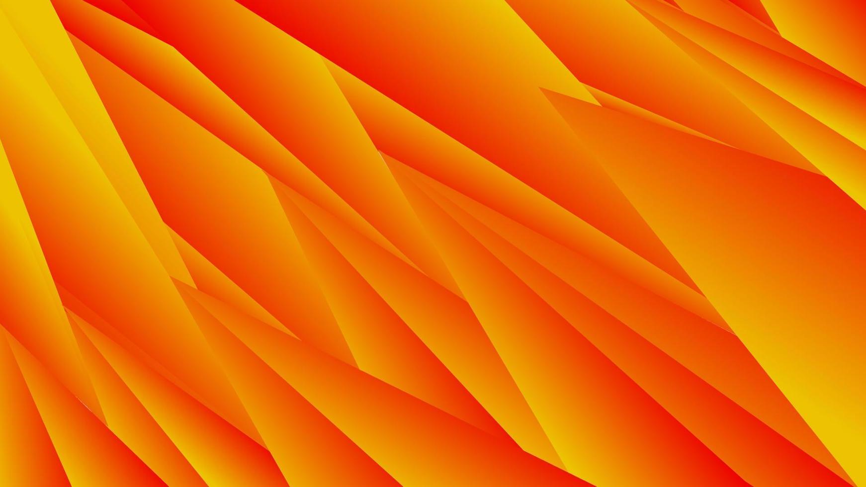 Abstract background triangle orange gradient color vector