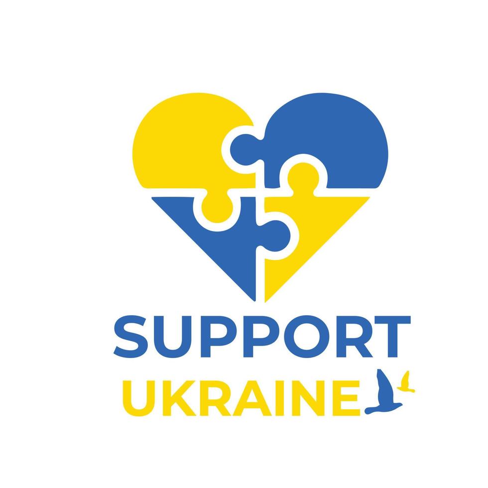 support ukraine vector design