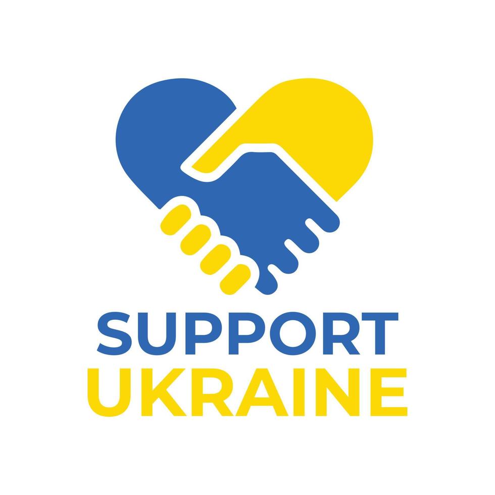 apoyar el diseño de vectores de Ucrania