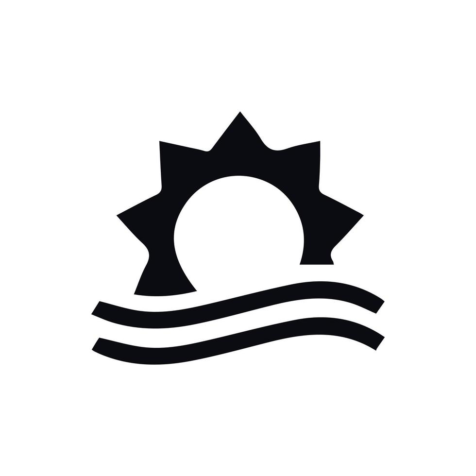 símbolo del diseño del vector del icono de la naturaleza